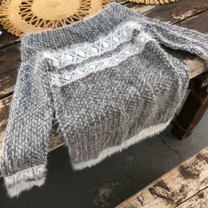 Sleeping on snow sweater